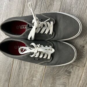 Vans Atwood Men's Charcoal Canvas Sneakers Sz 11 M